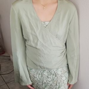 2 piece evening dress